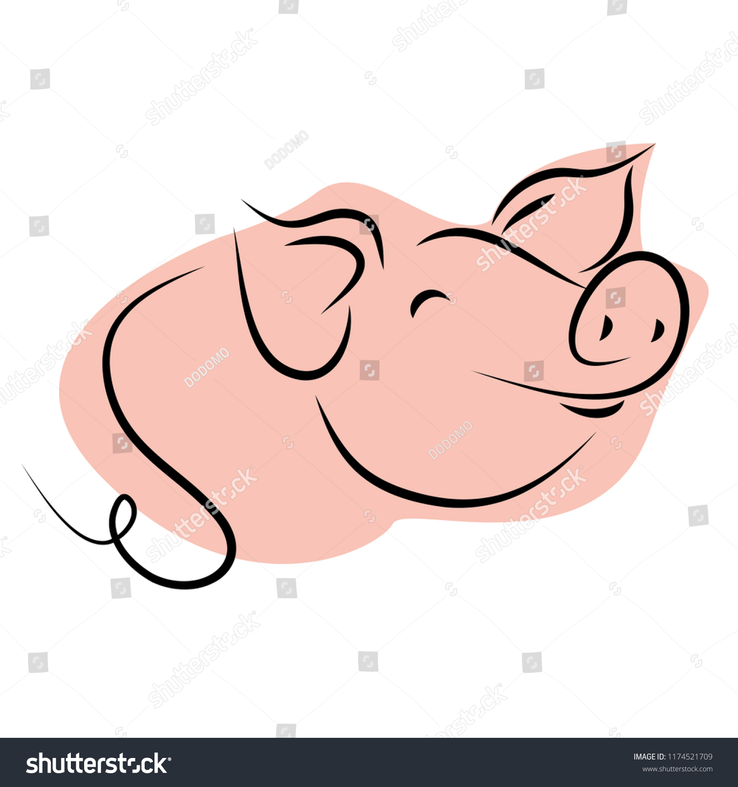 1500x1600 Funny Pig Cute Ice Cream Drawing Piglet Easy Little How To Picture