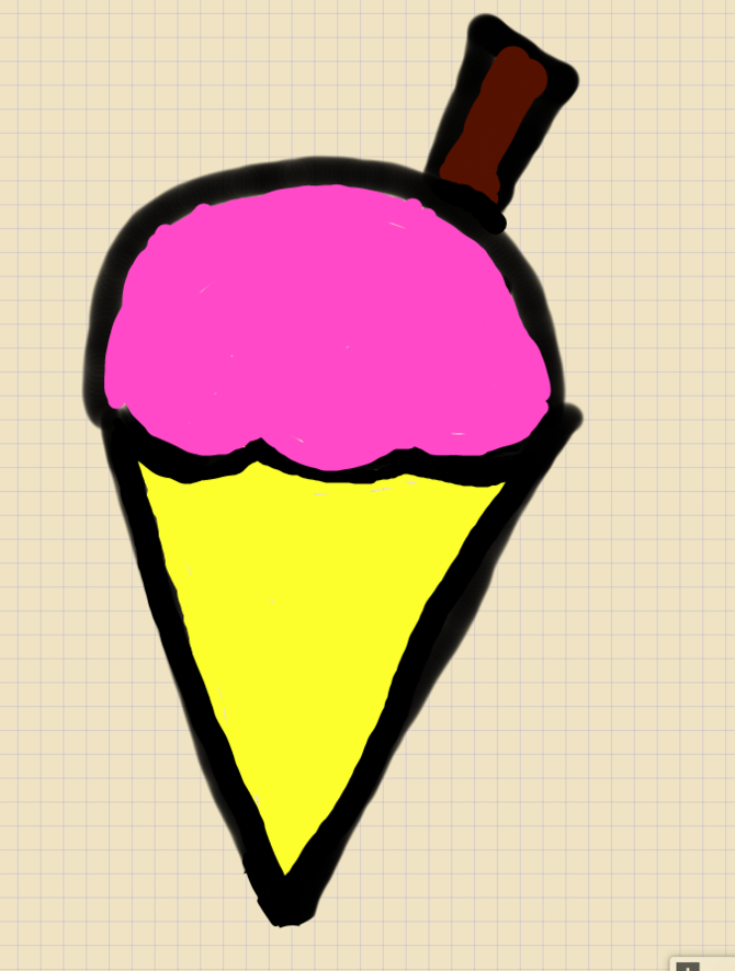 670x886 How To Draw A Simple Ice Cream Cone Steps
