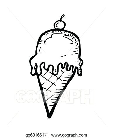 386x470 How To Draw An Ice Cream Cone