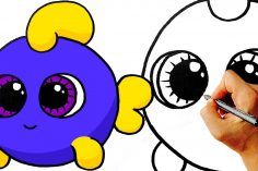 236x157 Cute Jellyfish Drawing Angler Fish Cartoon Goldfish Step