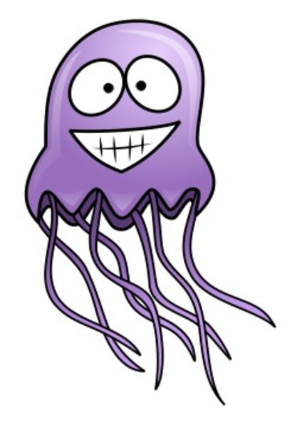 417x600 Jellyfish Clip Art