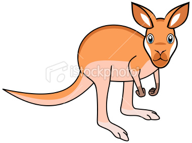 380x284 Kangaroo Cartoon