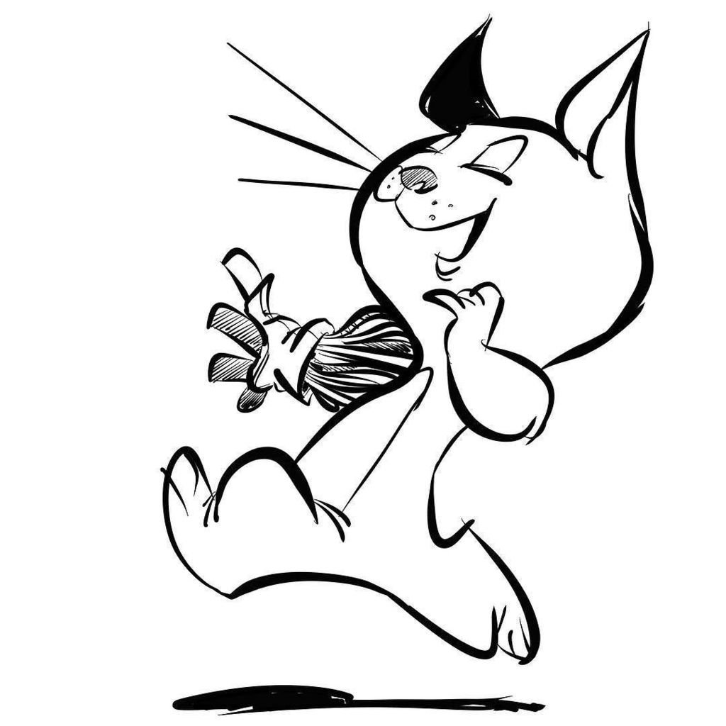 1024x1024 Izal On Twitter Drawing The Cute Kitten Cyborg Again