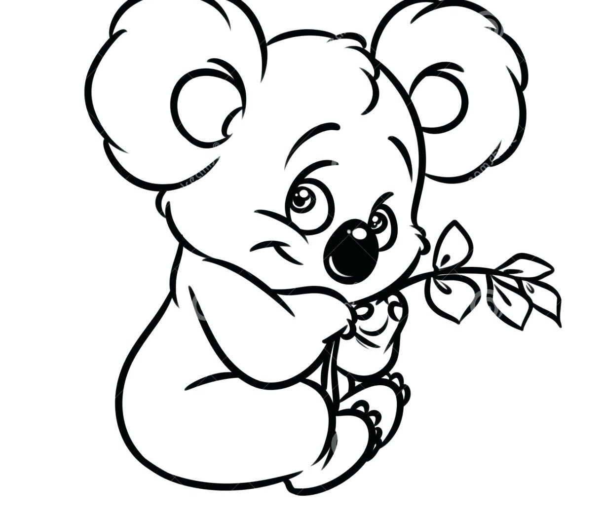 Cute Koala Drawing | Free download on ClipArtMag