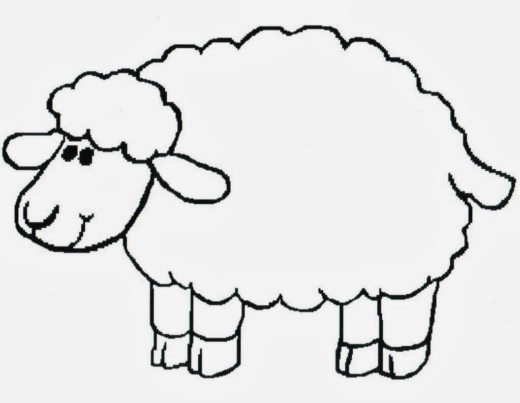 1023x793 Drawing Of Lamb Simple Lamb Drawing At Getdrawings Free