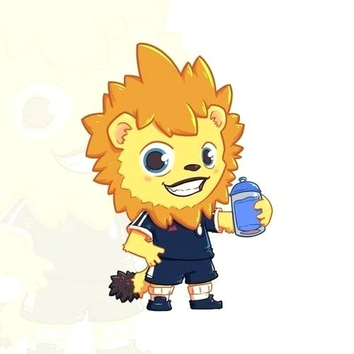 500x500 How To Draw A Cute Lion Cub Vector Set Of Black And White Cute