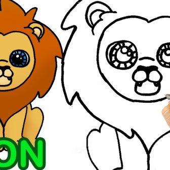336x336 Lion Drawing Reference Cute Tumblr Acrylic Head Images Sketch
