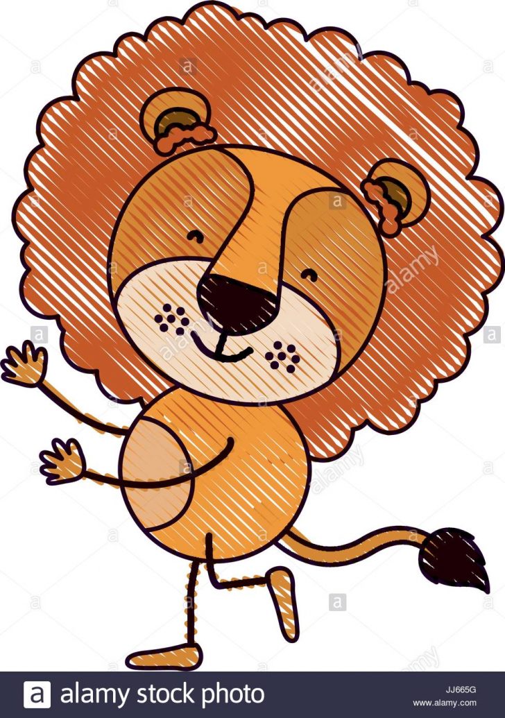 728x1035 Cute Lion Baby Drawing Cub Face Little Cartoon I Fertility