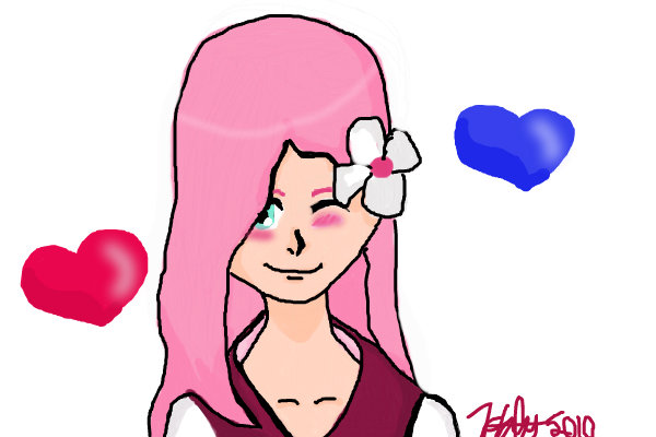 600x400 Cute Little Girl An Anime Speedpaint Drawing