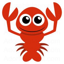 250x250 Cute Lobster Clipart From Cartoon Drawing Sea