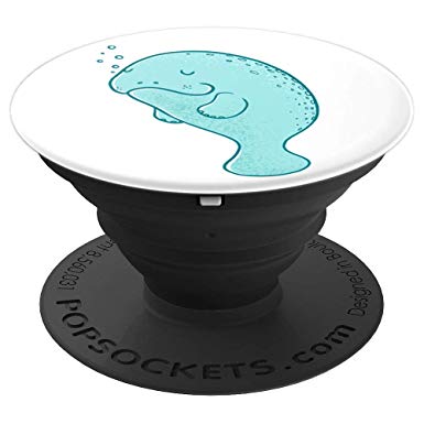 385x385 Cute Sleeping Manatee Sea Cow Funny Drawing White