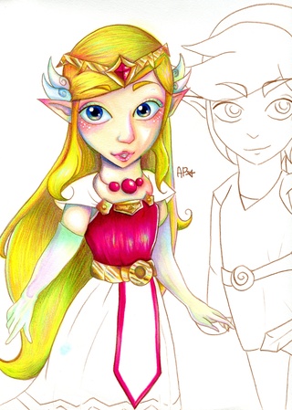 320x449 Toonzelda Drawings On Paigeeworld Pictures Of Toonzelda