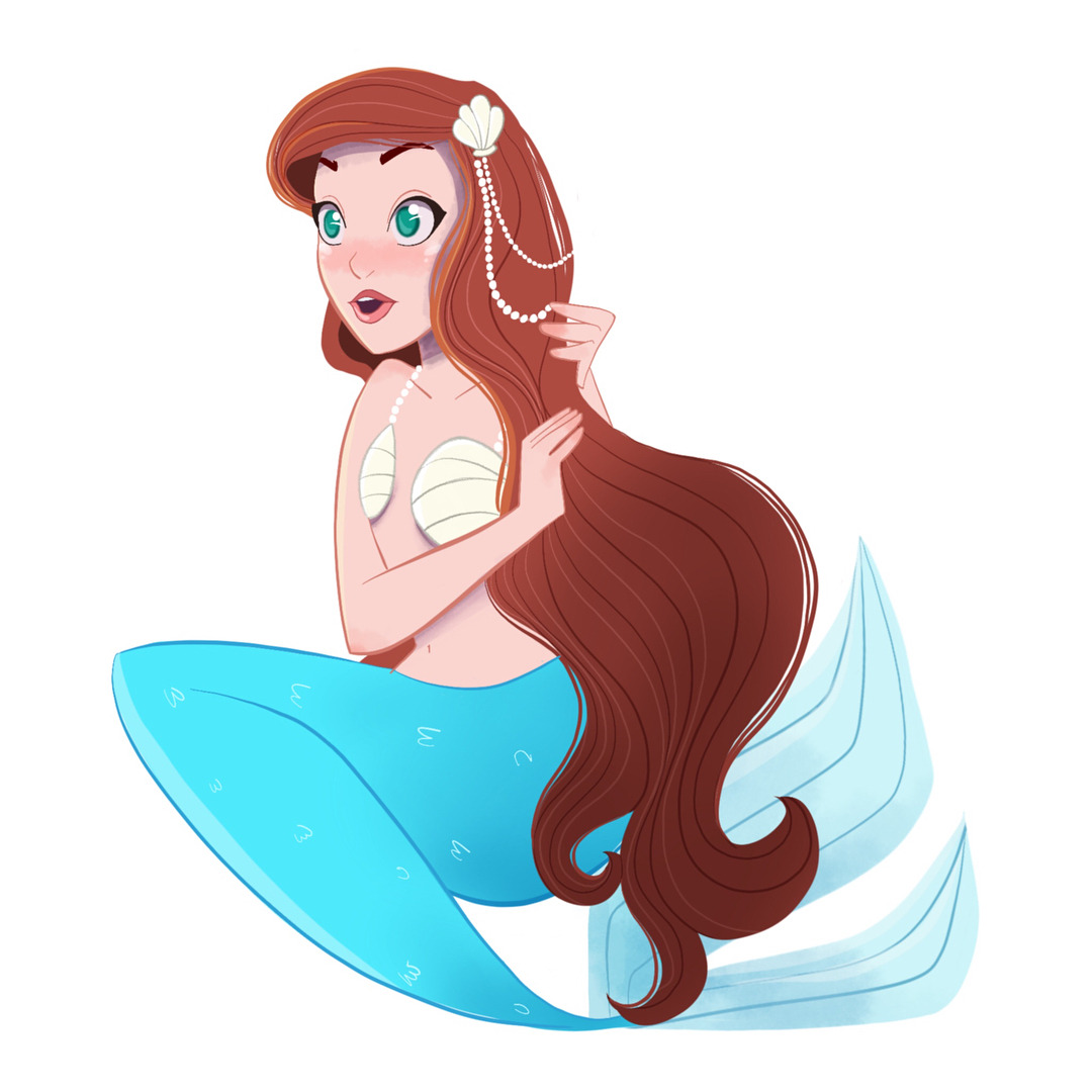 1080x1080 Sio Doodles First Mermaid If