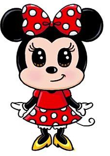 227x321 Minnie Mouse Disney Cute Drawings, Kawaii Drawings E Kawaii Disney