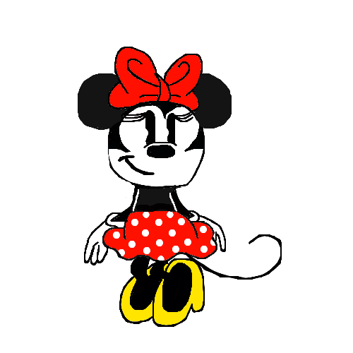 Cute Minnie Mouse Drawing | Free download on ClipArtMag