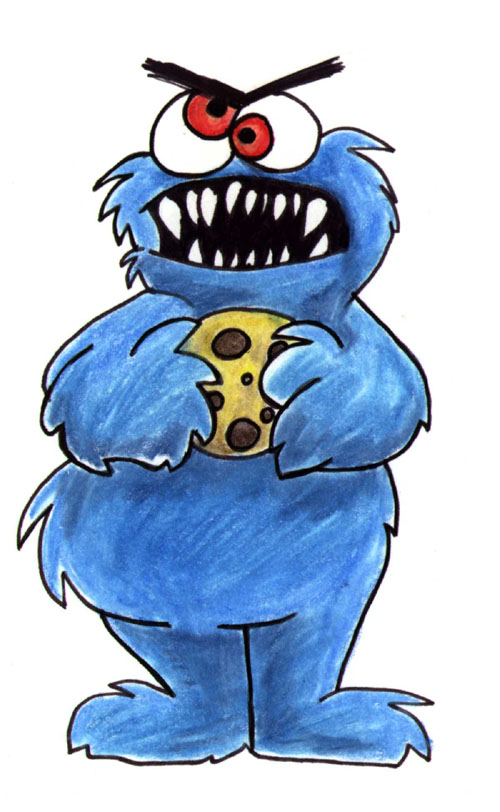 500x812 Cookie Monster Cute Drawings Of The Cookies Monster Clipart