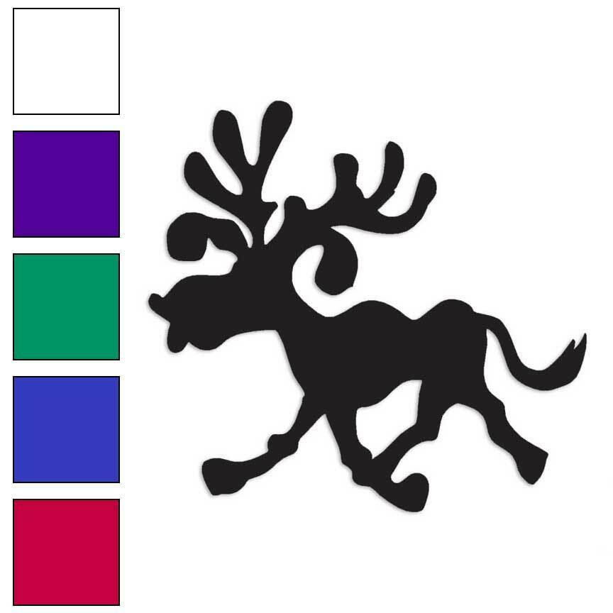 864x864 Moose Cute Kid Drawing Decal Sticker Choose Color + Large Size