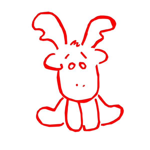 600x600 Collection Of Free Moose Drawing Cute Baby Download On Ui Ex