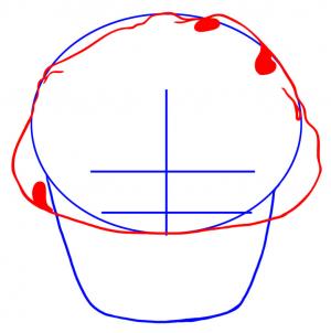 300x302 How To Draw How To Draw A Muffin