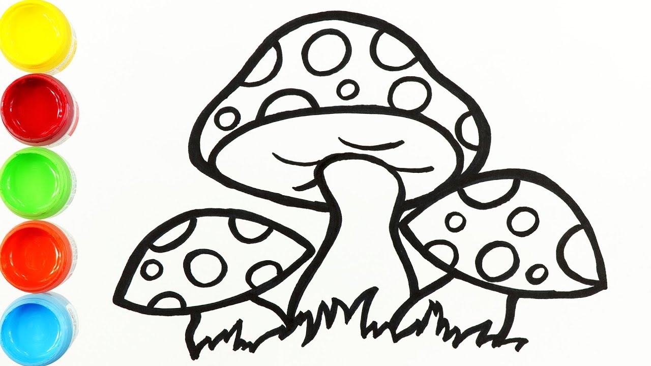 Cute Mushroom Drawing | Free download on ClipArtMag