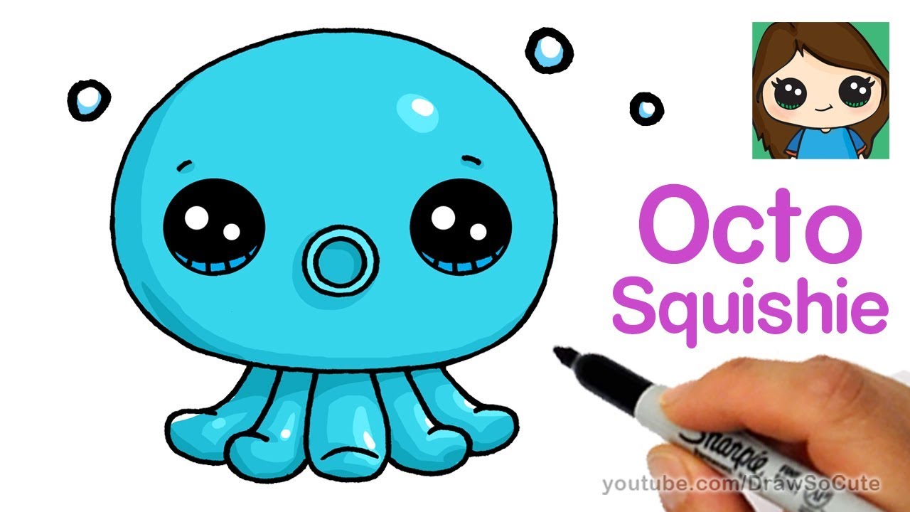 1280x720 How To Draw An Octopus Easy Octo Squishies