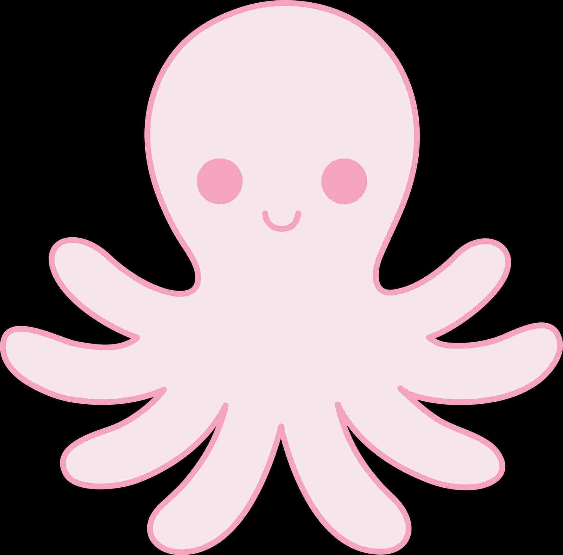 1899x1871 Octopus Drawing Cute