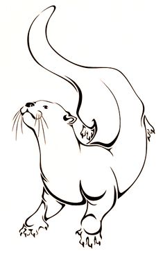 235x366 Otter Easy Draw Transparent Png Clipart Free Download