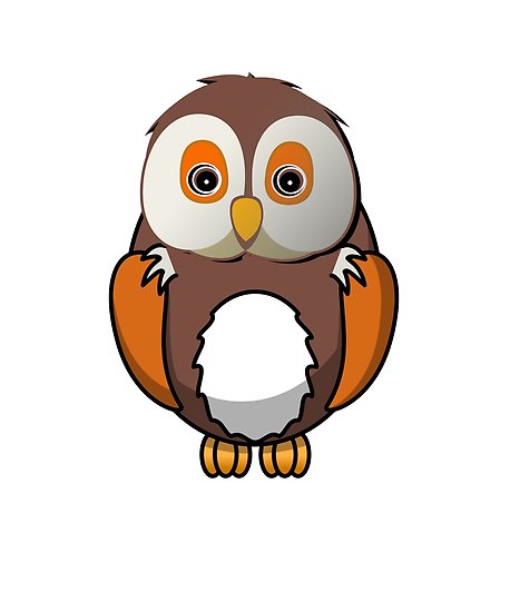 458x550 Cute Owl Cartoon Drawing Posters