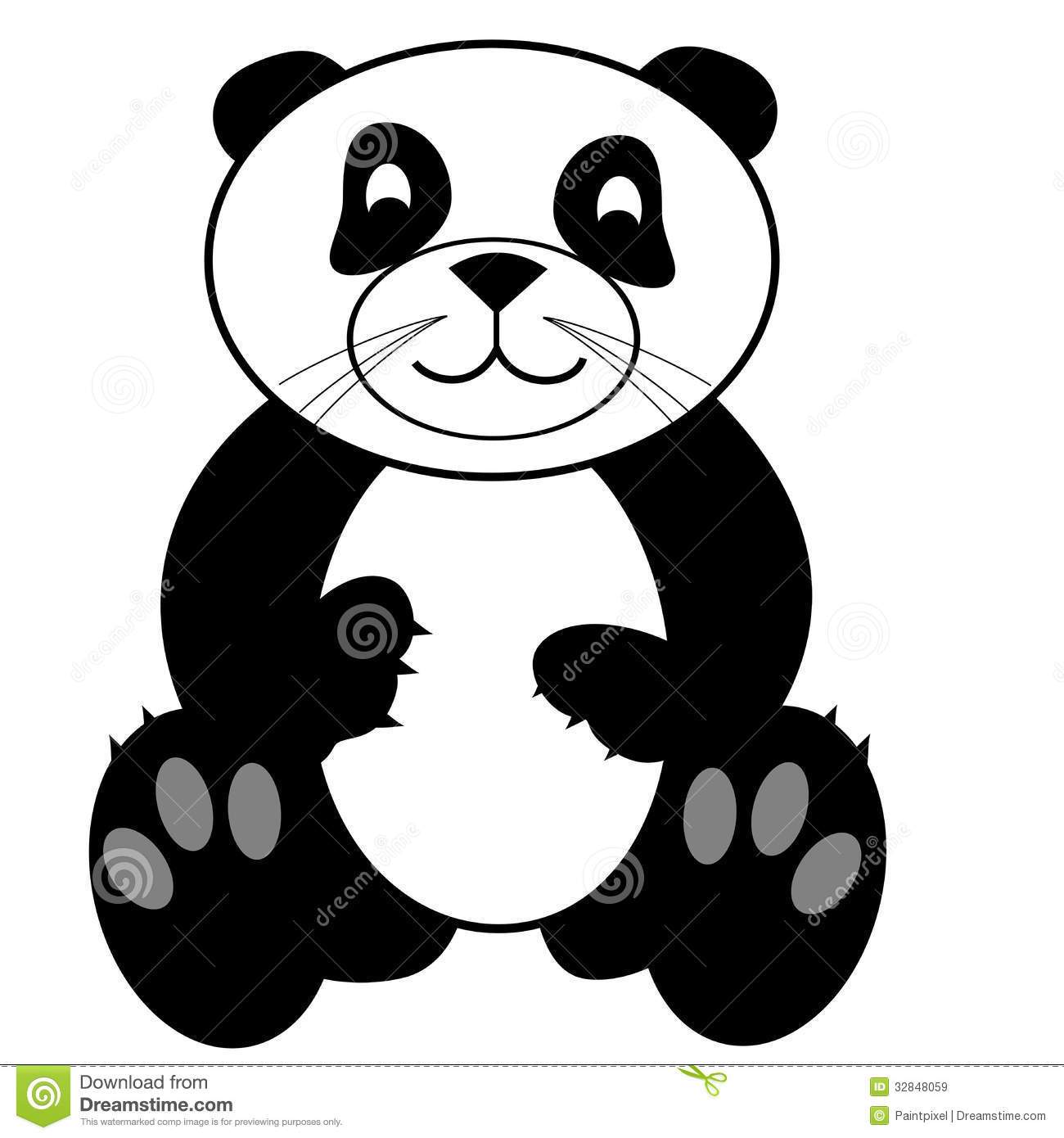 1300x1390 Panda Bear With Pencil Clip Art Ideas And Designs