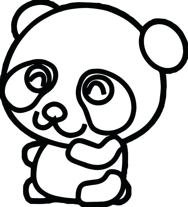 615x676 Free Coloring Pages Pandas Cute Panda Bear Drawing At For Personal