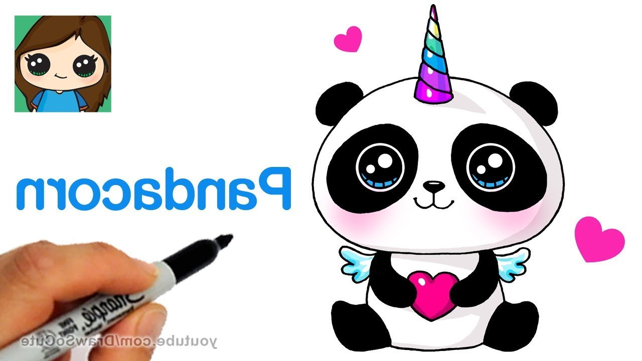 1280x720 Cute Panda Drawing Billedgalleri