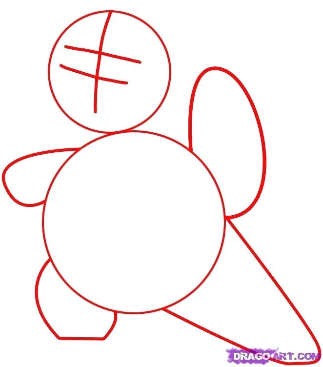 662x752 Panda Drawing Step