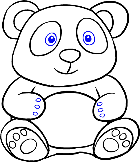 483x558 Download Hd Cute Panda Drawing Tumblr Why Are You Reporting