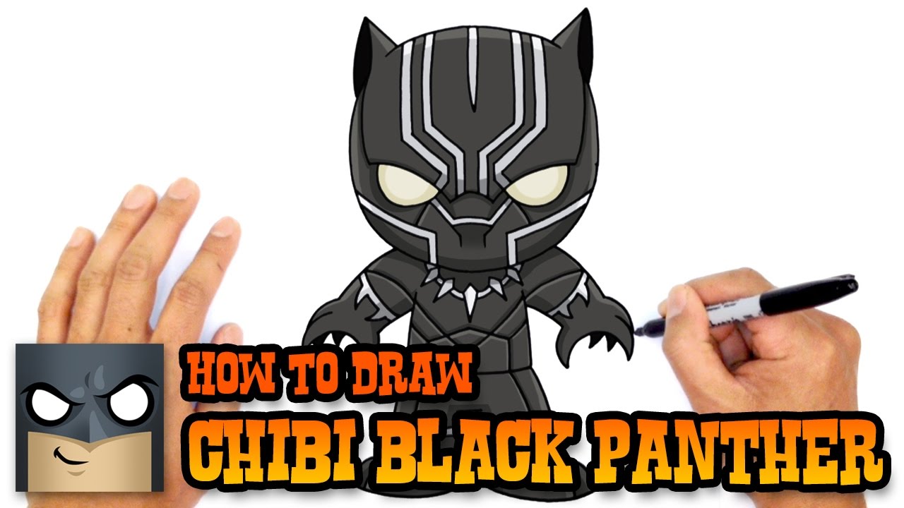 1280x720 How To Draw Black Panther The Avengers