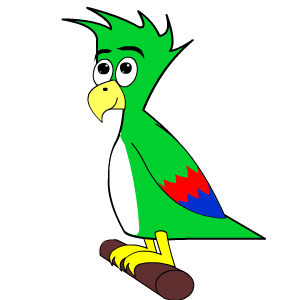300x300 How To Draw A Cute Parrot