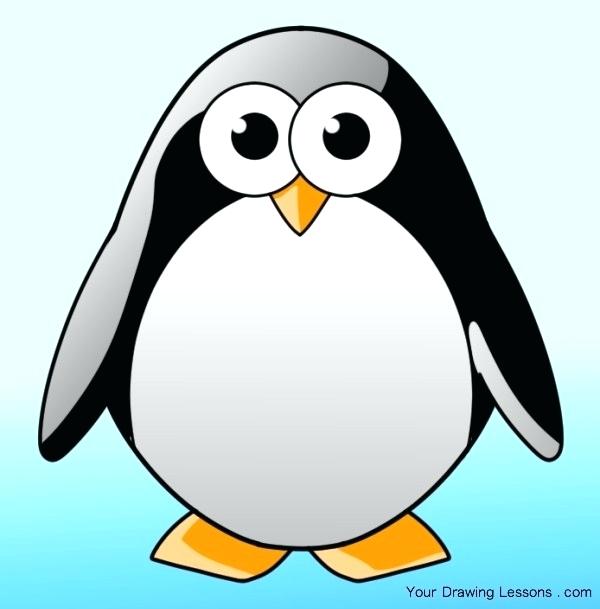 600x609 how to draw a penguin penguin how to draw cute penguin eyes