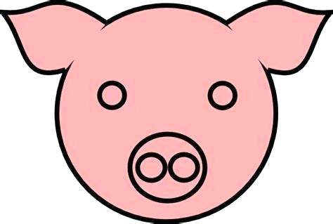 474x319 Pig Face Drawing Pig Face Coloring