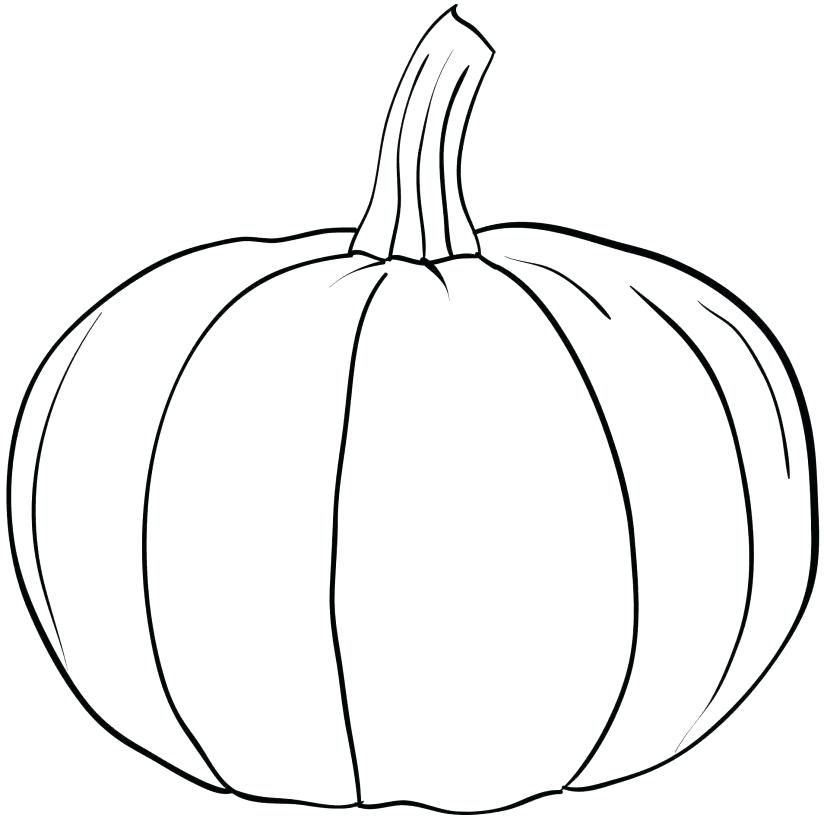 824x821 Cute Pumpkin Coloring Pages Coloring Pumpkins Pumpkin Color Pages