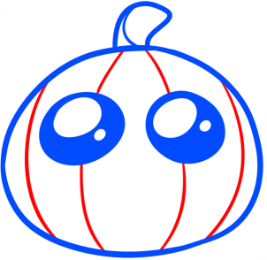 302x294 Drawing Printout How To Draw A Cute Pumpkin