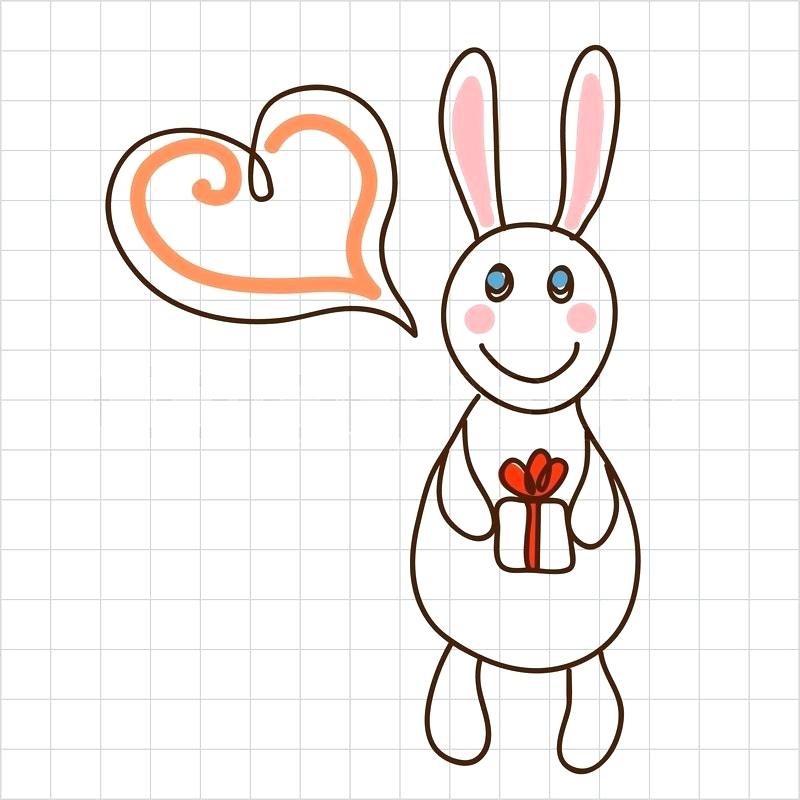 800x800 Cute Bunny Drawings