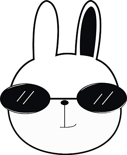 425x516 Cute Pretty Kawaii Bunny Rabbit Drawing Cartoon Vinyl