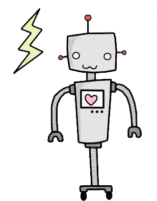 308x395 Cute Robot Art Robot, Kawaii, Cute