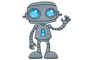 300x200 How To Draw A Robot