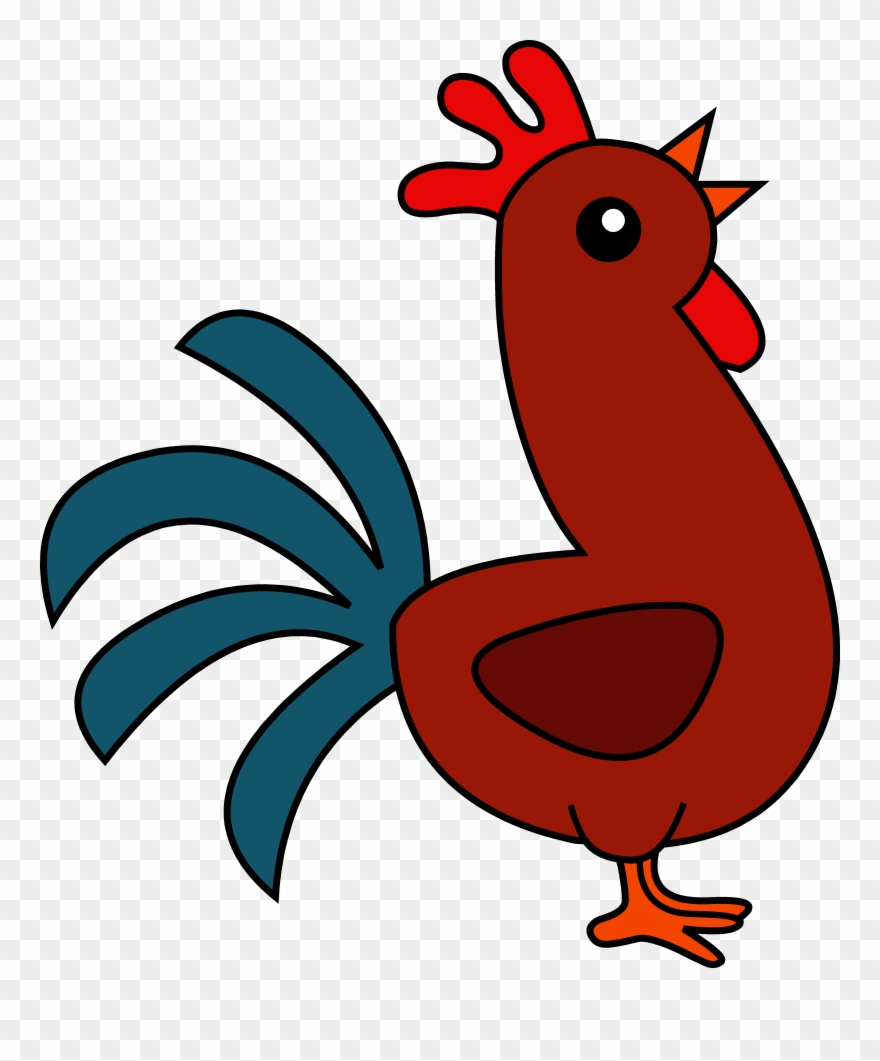 880x1061 Farm Clipart Rooster