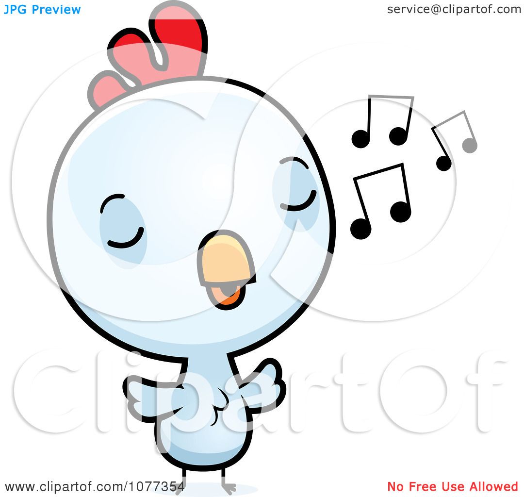 1080x1024 Clipart Cute Baby White Rooster Chick Whistling