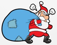 190x152 Funny Cool Cute Santa Claus Christmas Xmas Gifts Mouse Pad