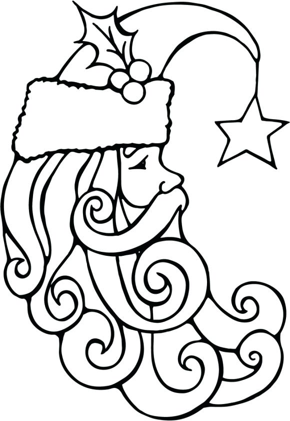 580x841 Christmas Santa Drawings Coloring Pages Clip Christmas Santa