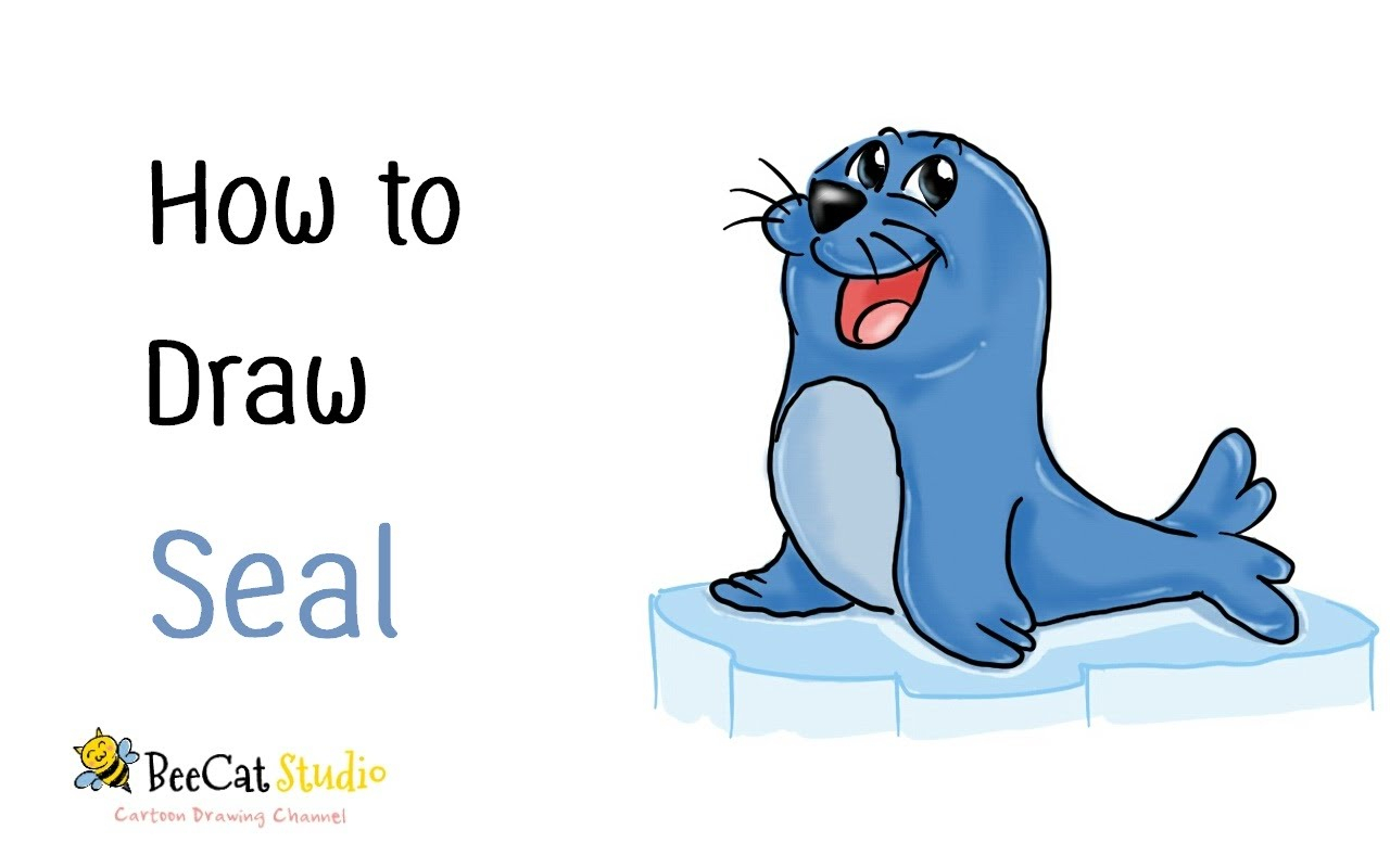 Cute Seal Drawing | Free download on ClipArtMag