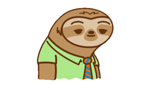 500x280 Sloth Sticker Gif Find, Make Share Gfycat Gifs
