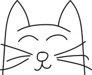 190x154 Cute Smile Cat Face Drawing Mug Spreadshirt